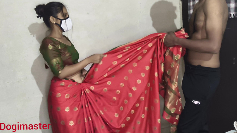 Dogimaster: Desi Indian Bhabhi Ko Lal Sari Mein Jabarjat Choda Hai _...