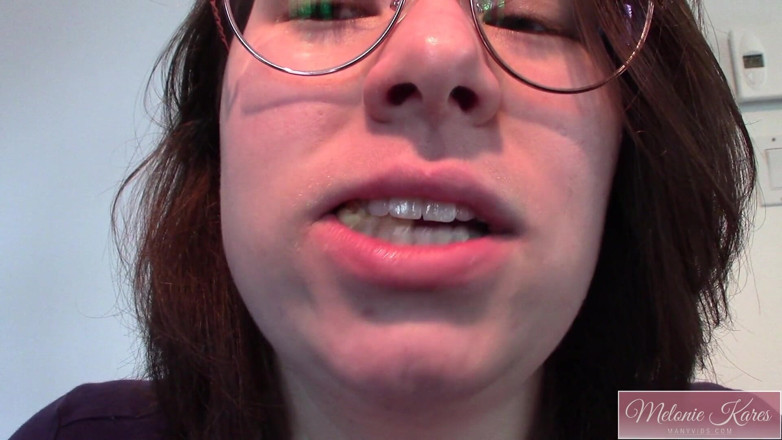 Melonie Kares: Giantess stepmommy eats your gummy bear friends