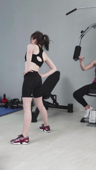 Old and Young Lesbian Fitness Session with Teen Maya & Mature Roxane