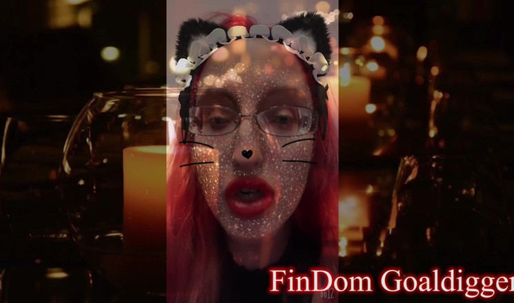 FinDom Goaldigger: Transformación de princesa travesti del gato