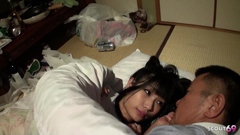 Asian porn collection: Step Father Seduces Skinny Japanese Teen Runa and Gets Uncensored...