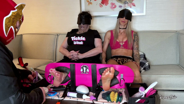 MarsSolo: Guess the Tickle Tool! Bound &amp; Blindfolded Foot Tickling with Mars...