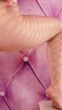 Pantyhose fetish femdom dirty talk, cuckold and CEI sexy point of view POV video squirt masturbation