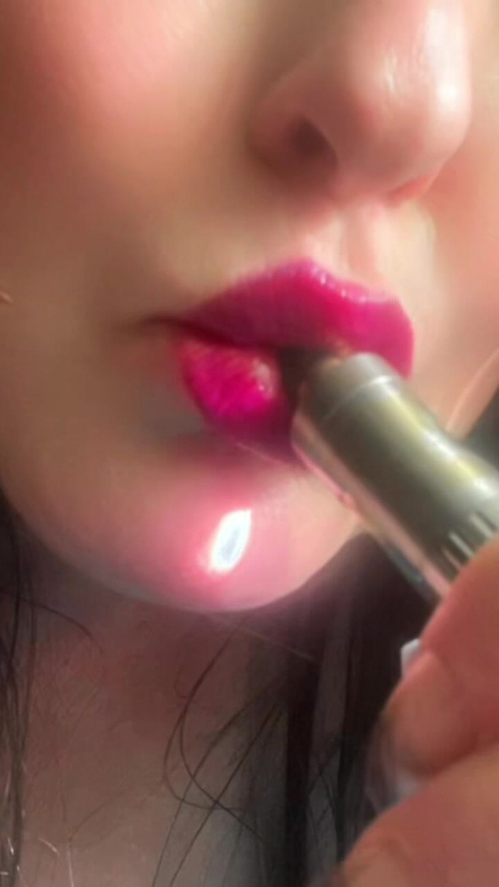 SanDiego8383: Fumando calde labbra seducenti rosa e beatitudine di vapore al...