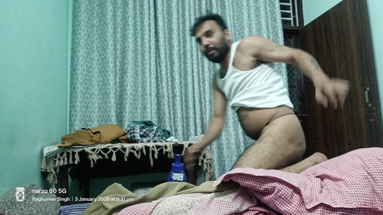 Rajasthani-old-lover: デシ男性のマスターベーション