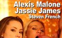 Edge Interactive Publishing: Jassie James ve Alexis Malone ve Steven Fransız erkek arkadaşı...