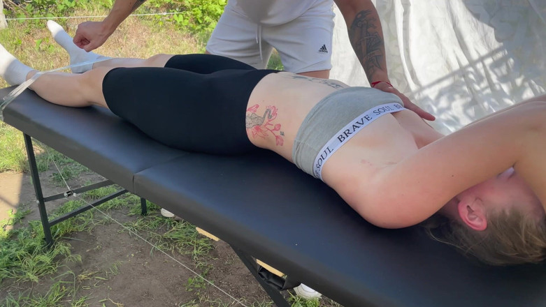 HotPrincessUA: Taped & Tickled at the Picnic: Ticklers Total Control