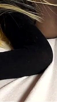 Fucking My Stepsister in Black Stockings! Cumming Inside Her with a Condom!