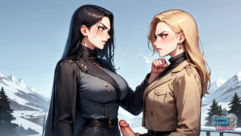 Femboy Hentai Haven: To niesamowite porno zawiera śnieżny femboy mięśni Uzyskiwanie kremówka z transvestytu!
