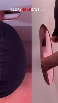 College Boy at the Gloryhole - and I Swallowed Every Drop