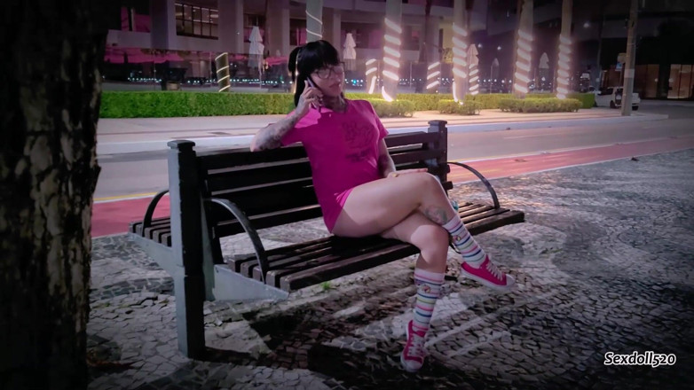 Sexdoll520: Devil Caught by Stranger Hitting Her Hard in Anal