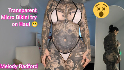 Melody Radford: Micro Bikini Try on Haul Compilation