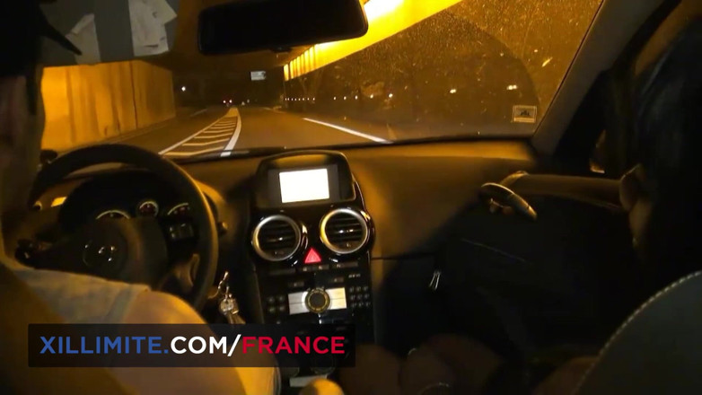 Made In France: Gangbang di tempat letak kereta dengan wanita eboni