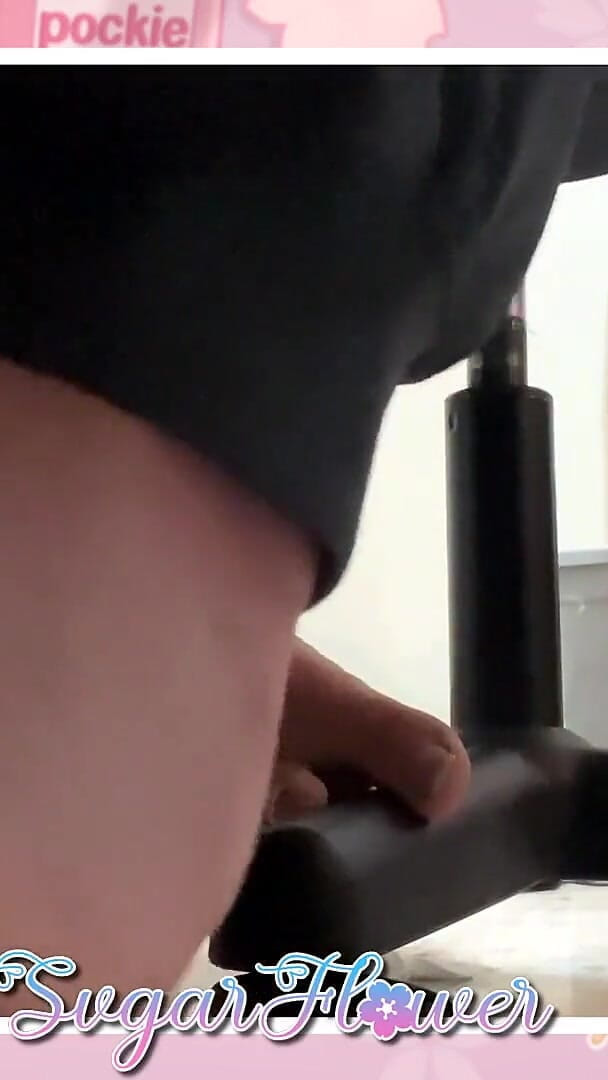 POV: You Hang Out Under My Desk While I Game (Sugar flower)