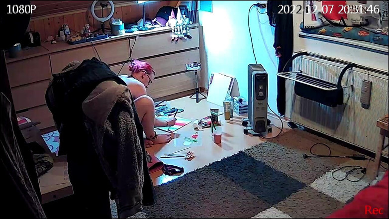 KittieNoOne: Atrapado dibujando desnudo de nuevo