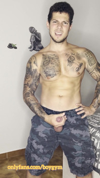 My Military Big Cock Can Cums with No Touch