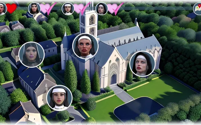PornGameHunter: Complete Gameplay - Busty Naughty Nuns