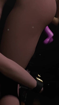 Samus Doble Penetración Con Consolador En BDSM Bondage Sexo