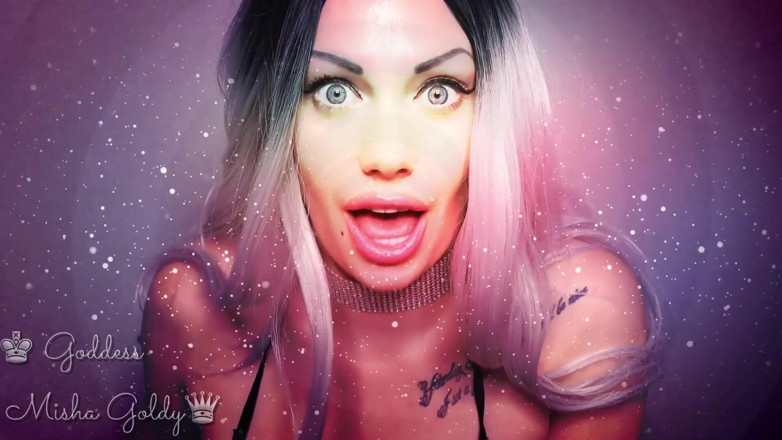 Goddess Misha Goldy: 迷人的ASMR！请一个男人！请用你的菊花来一根鸡巴！