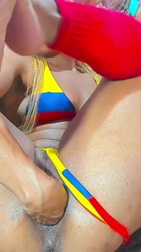 Colombian Girl Deep Bigger Dildo Until Squirt Alot Drinking All Hot Juices Stepdaddy Lovee
