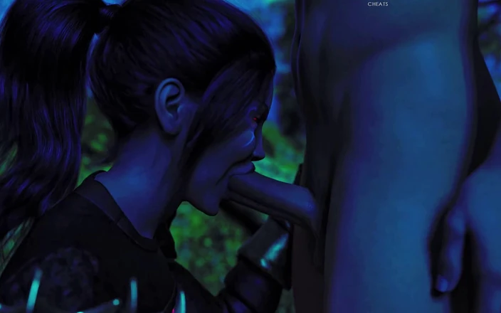 3D Cartoon Porn: Lust Academy 5 - Leona and Katrina Seduce James with a Steamy...