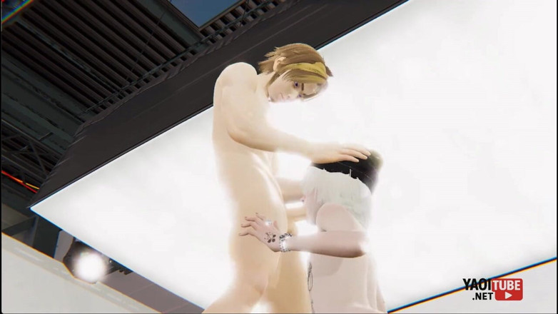 Yaoitube: Yaoi Emo Femboy mamada en un estudio