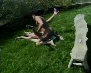 American Idol X: Asian babe fucking in the garden