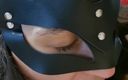 Akasha7: Blowjob-maske intensiver schlampiger zungenjob
