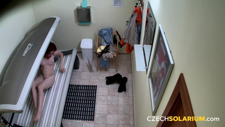 Czech Solarium: Czech Solarium 55: Pussy so Close You Can Practically Taste It