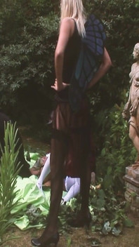 Lingerie & Sex Scene 4: Blonde Horny Fairies Enjoy a Semen Shower in a Countryside Orgy