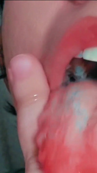 Mouth Fetish! Sloppy Show off of My Lips & Tongue