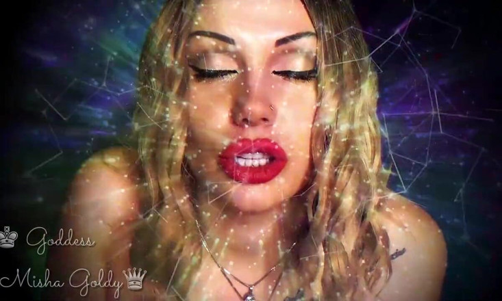 Goddess Misha Goldy: Orgasmele sunt mult mai intense când te concentrezi pe ochii și...