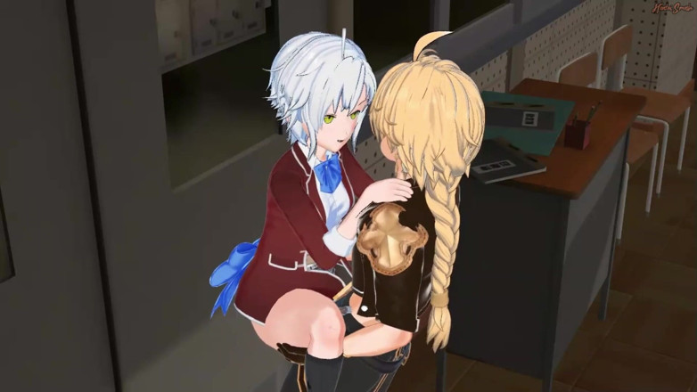 Hentai Smash: 오르가즘을 탐할 때까지 따먹히는 Fie Claussell, 얼싸 - 차가운 강철 헨타이의 흔적