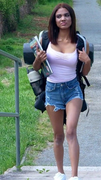 Guide to Her Pussy - Tourist Girl Tries Local Big Cock