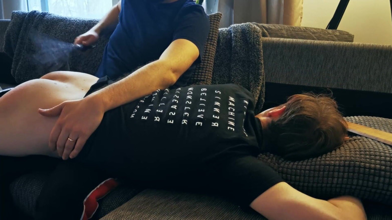 Oznob Oznofla: Amateurboy Gets His First Spanking, Alternate Camera