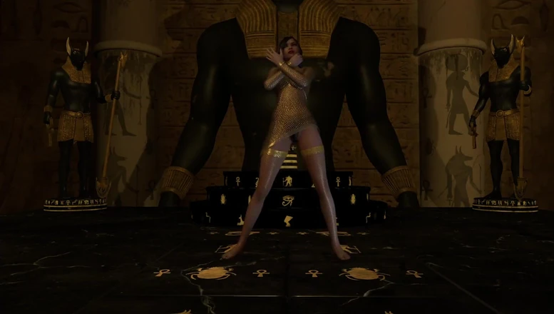 Wraith ward: Striptease with Egyptian Style Dance