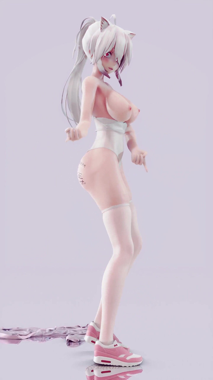 MikuMotion: Sistar - Třeste To bílé punčochy; Plavky; Striptýz; Prsatá; Dlouhé nohy