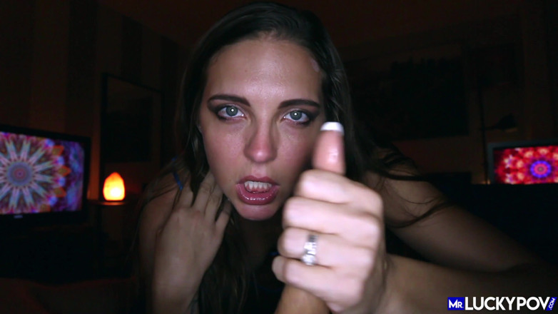 Mr.Lucky POV: Married slut Sadie is a cum swallower