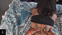 LyricsWay: Sudut pandangan pertama pasangan eboni kote hitam besar kongkek dan...