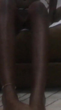 African Ebony Feet Fetish Petite Oiled Teen 18 Sitting