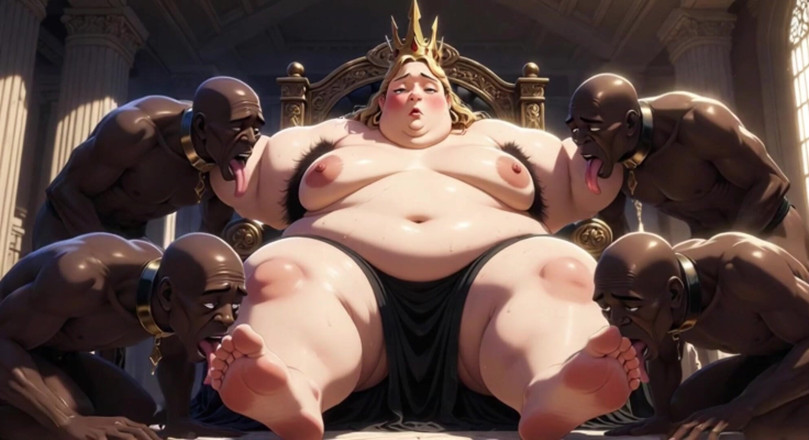 Anime Hentai: Penyembahan badan ratu montel super saiz - hamba menjilat seluruh badannya...