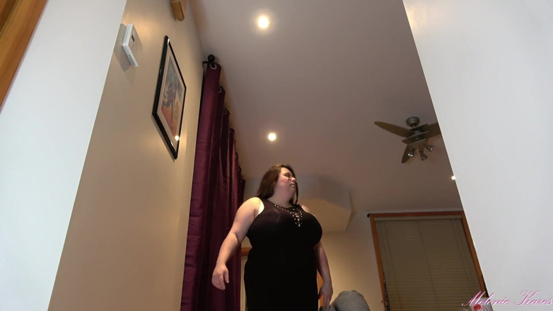 Melonie Kares: Not aware giantess stepmom gets undressed
