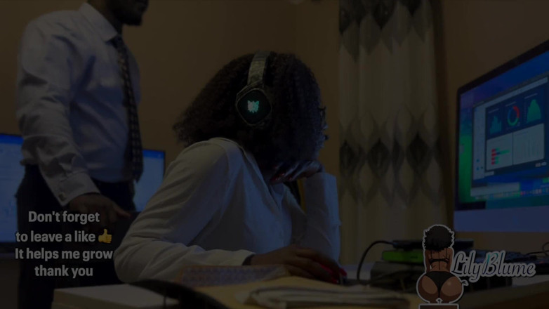 Afrocummy: Jag har alltid velat knulla min handledare och låta honom...