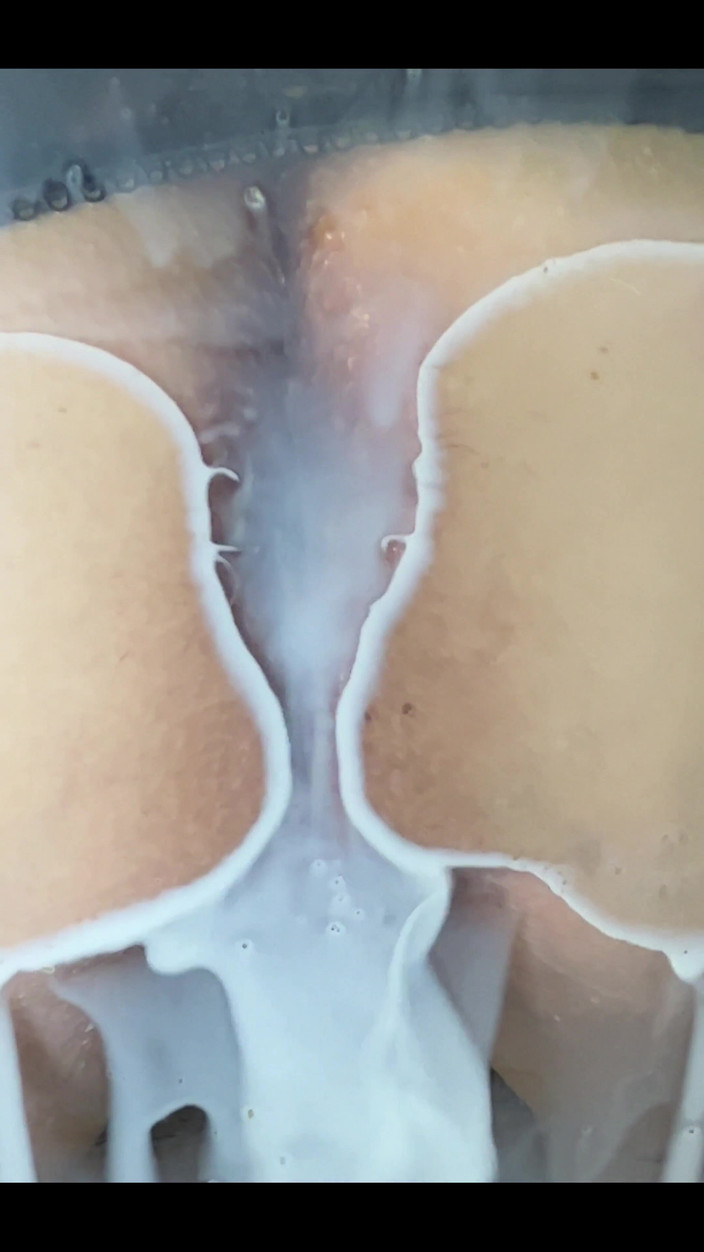 Crypto Mommy: おい!!!!素晴らしいスーパーハード乳白色湿式おなら