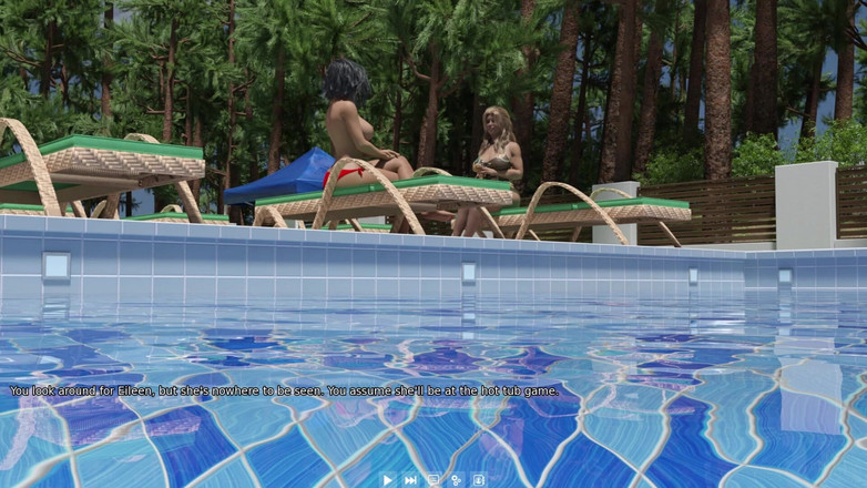 3D Cartoon Porn: My Dorm 141 - the topless Pool (जन्मदिन) patty part 8