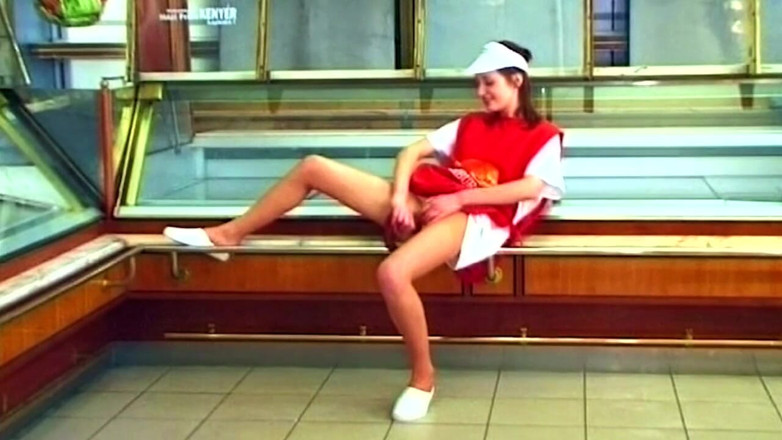 NAUGHTYPOLSKA: Troia di mercato che riempie di salsicce in profondità nella...