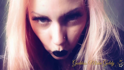 Goddess Misha Goldy: Personal dominant nurse for an old granny with black glossy...