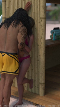 Paradise City par un arc tordu - une femme excitée se fait baiser sur la plage par le prof de surf hawaïen 17