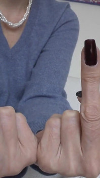 Elegant, Dark Fingernails, Hand Fetish, JOI Lady Victoria Valente