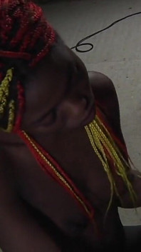 Dark Ebony Babe Gets Fucked by Huge Cock